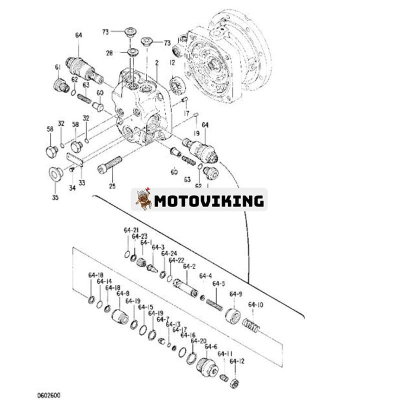 Svängmotor oljetätningssats för Hitachi 4325475 motorgrävmaskin EX60-2 EX60-3