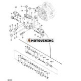 Svängmotor oljetätningssats för Hitachi 4325475 motorgrävmaskin EX60-2 EX60-3