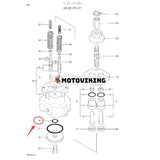 Pilotventilbrickatätning 4286874 för Hitachi EX100-2 EX100-3 EX100-5 EX1100-3 EX12 EX120-2 EX120-3