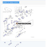 Oljetätning 6162-63-1570 för Komatsu EGS650 EGS760 EGS850 S6D170 S6D170E SA6D170 SA6D170E