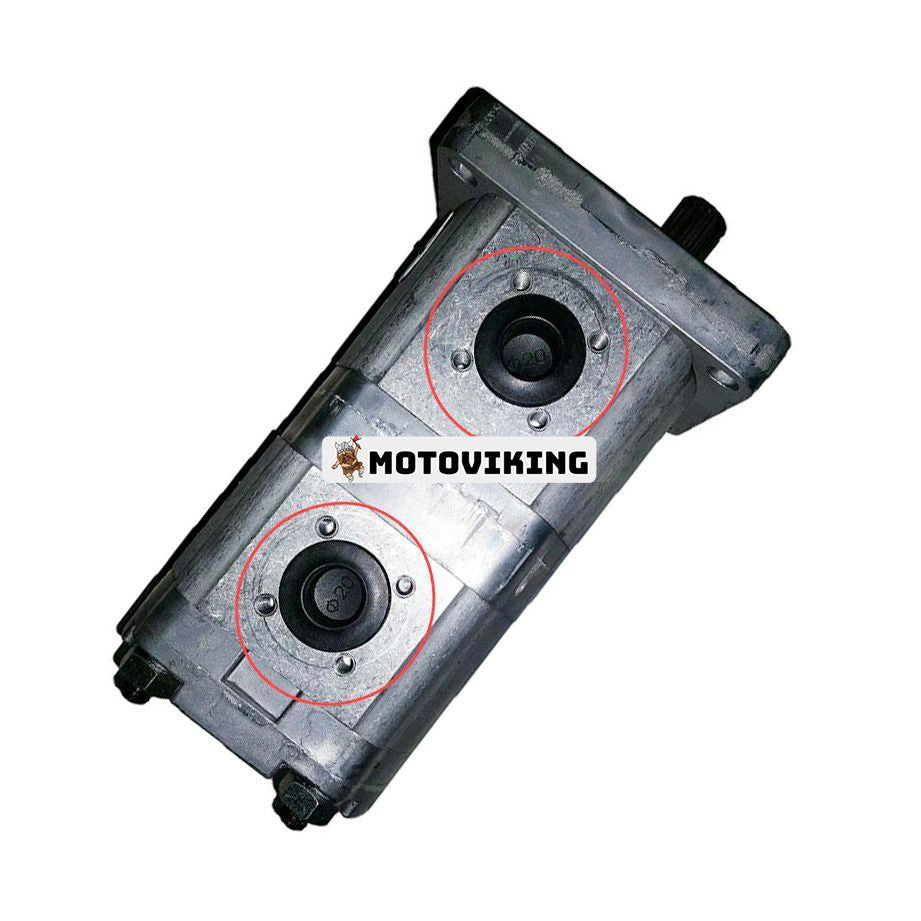 Hydraulpump 3A111-82200 för Kubota B2320DT B2410HSD B2650HSD B2710HSD B2920HSD B3030HSD B7510D B7800HSD