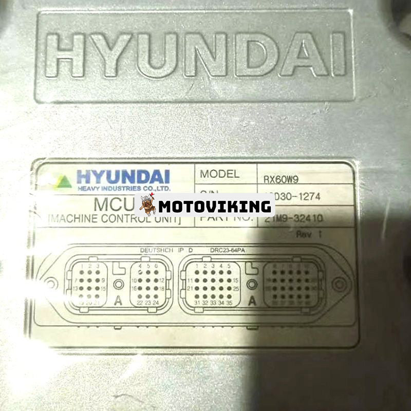 Maskinstyrenhet MCU 21M9-32410 för Hyundai RX60W-9 RX60W9 grävmaskin