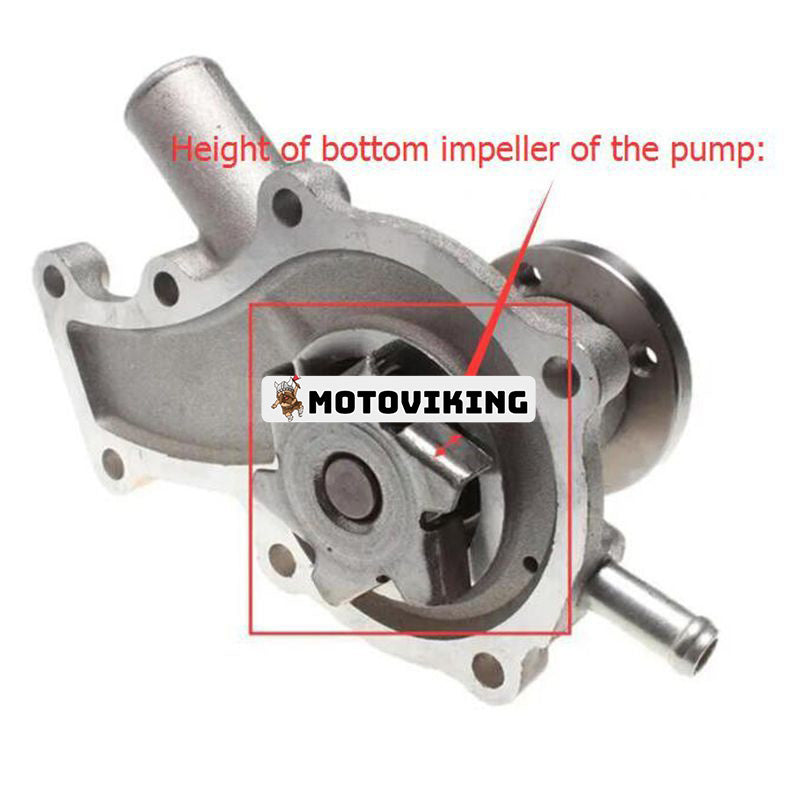 Vattenpump 7509-10102 för Kubota D902 D722 motor