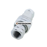 3/8" NPT Hydraulisk snabbkopplingssats hane och hona 7J417-66220 7J417-66320 för Kubota