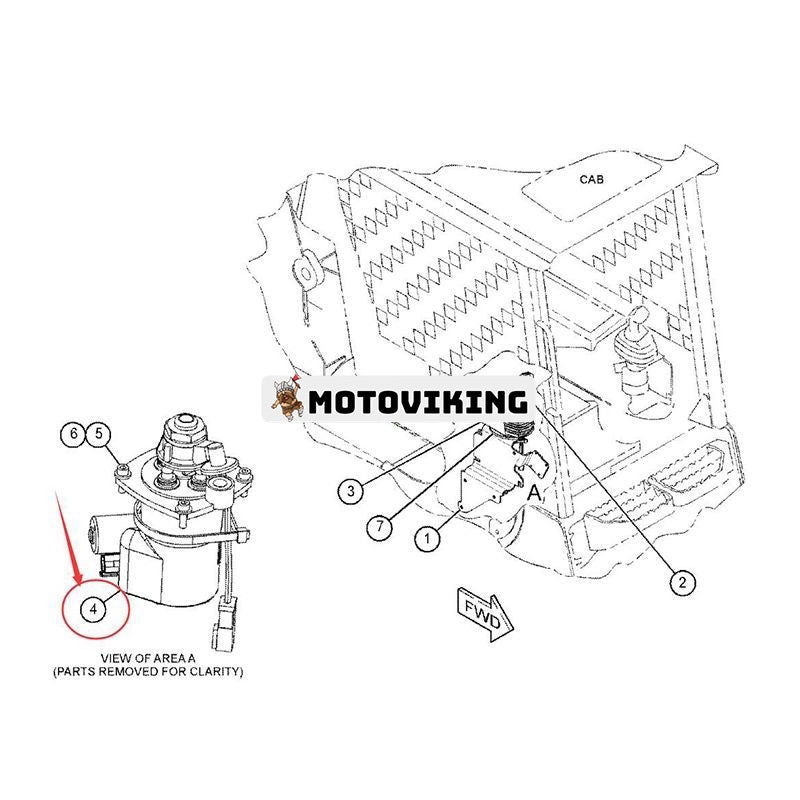 Pilotventil 299-9119 för Caterpillar CAT 216B 226B 232B 242B 252B 267B 277B 287B Motor 3024C 3044C C2.2 C3.4