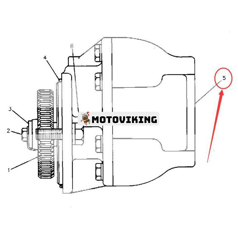 Hydraulisk växelpump 3G4661 för Caterpillar CAT D5E D5B traktor 3306 motor