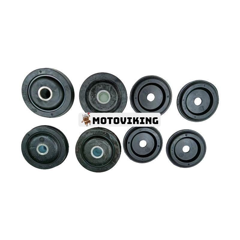 1 set monteringsgummikuddefötter stötfångare för Isuzu BB-4BG1T motor Kobelco SK135SR grävmaskin