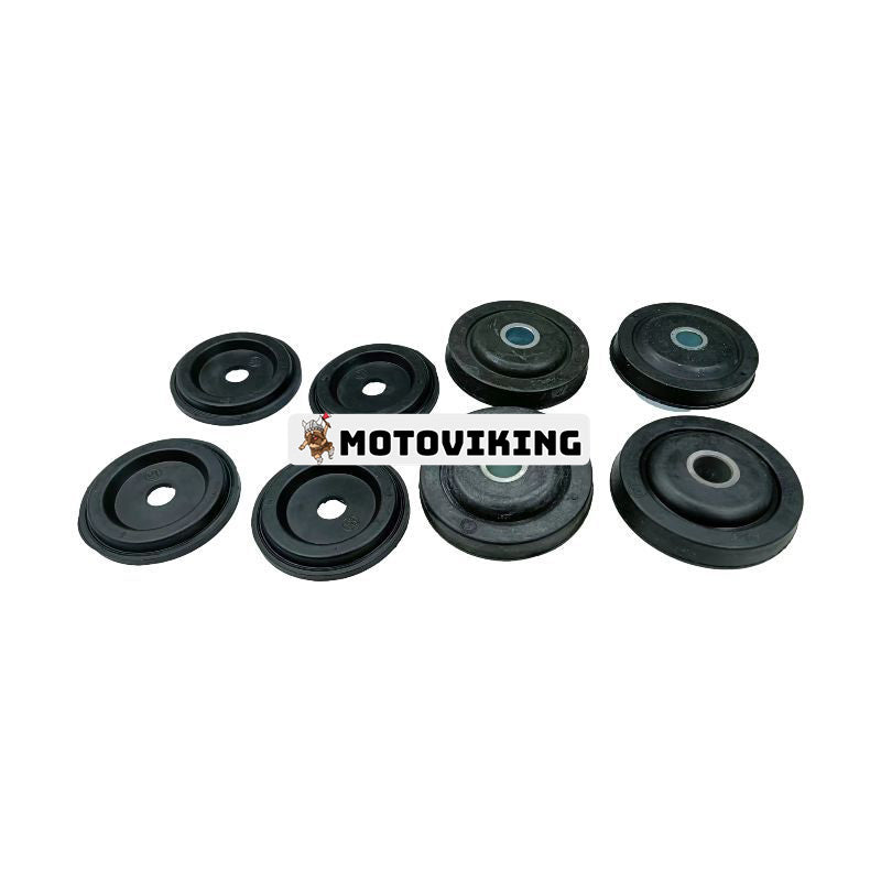 1 set monteringsgummikuddefötter stötfångare för Isuzu BB-4BG1T motor Kobelco SK135SR grävmaskin