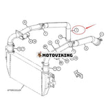 Kylslang 369-2259 för Caterpillar CAT 320D2 320D grävmaskin C7.1 C6.6 motor