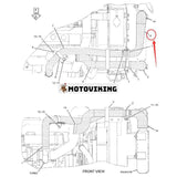 Luftslang 311-7438 för Caterpillar CAT E307D 307D E307E 308D minihydraulisk grävmaskin 4M40 motor