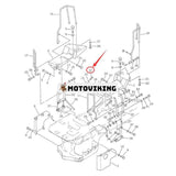 Tätning 423-33-11411 för Komatsu WA350-1 WA380-1 hjullastare