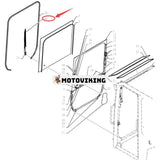 Torkarblad PY02C01105P1 för CASE CX55B CX55BMSR bandgrävare