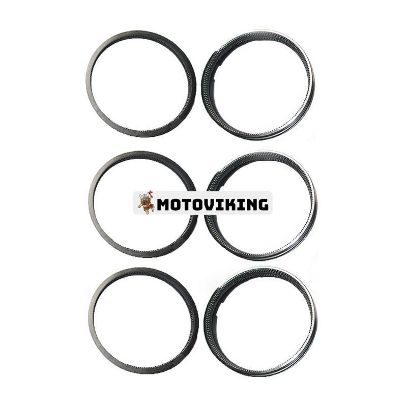 1 set kolvring 6150-31-2030 för Komatsu 6D125 6D125-1 motor PC400-6 grävmaskin