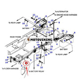 Ledningsnät 419-06-32345 för Komatsu WA320-5 WA320-5L WA320L-5 hjullastare