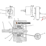 Positionssensor 9X5592 för Caterpillar CAT 631E 633E 844 854G 953C 990 992G