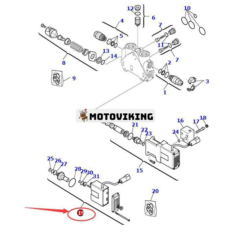 Magnetventil 844200727 för Komatsu WH609-1 WH613-1 WH713-1 WH714-1 WH714H-1 WH716-1 teleskophandtag