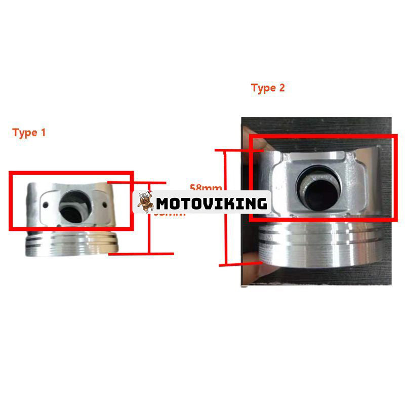 Reparationssats för Yanmar-motor 3TN66 3TN66E 3TN66C 3TN66L 3TNA66