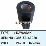 24V magnetventilspole 385-53-61020 för Kawasaki