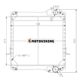 Kylare 234876A2 för CASE P70 P85 PX70 PX85 RP110 RP65 RP85 RPZ65 RPZ85 Motor 570MXT 580M 585G 586G 588G