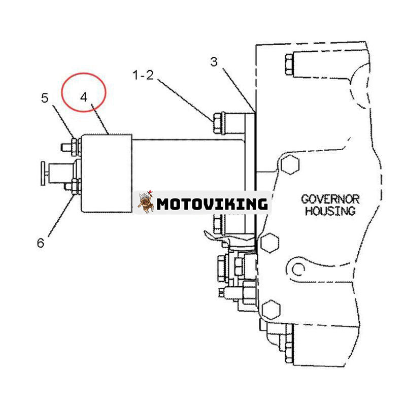 Bränsleavstängningssolenoid 155-4653 för Caterpillar CAT 330 330L 330B 350 Grävmaskin 3306 3304 motor