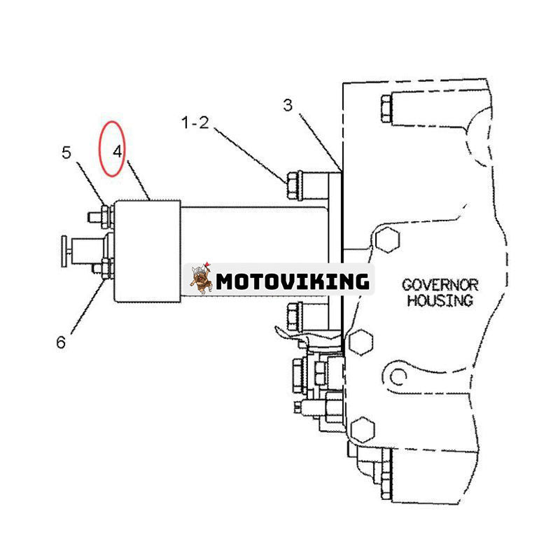 24V bränsleavstängningssolenoid 3E-7985 för Caterpillar CAT 3306 3304 Motor 330 330L 330B 350 350L grävmaskin