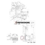 A/C Kompressor 191-9028 för Caterpillar CAT 304 305 305.5 306 306E Grävmaskin K4N S4L2 4M40 C2.6 Motor