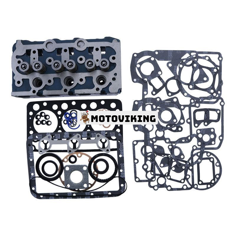 D750 D750-B Motor komplett cylinderhuvud med full packningssats för Kubota traktor B7001 B5200D B5200E B7100 B1200 B5200