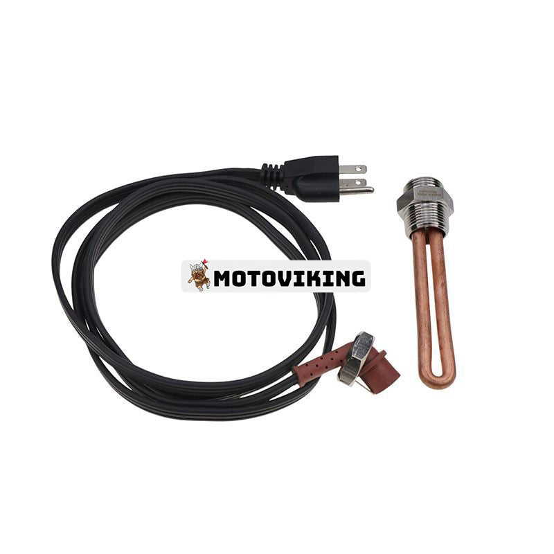 120V 1000W 3/4"NPT Motorblockvärmare 1214R 30307 LR93521 3500043 för Ford Caterpillar Hino Mack Mercury Nissan Lincoln International Detroit