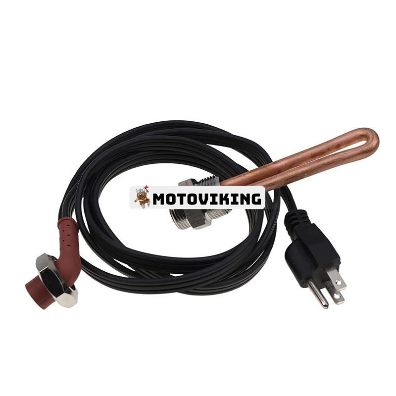 120V 1000W 3/4"NPT Motorblockvärmare 1214R 30307 LR93521 3500043 för Ford Caterpillar Hino Mack Mercury Nissan Lincoln International Detroit