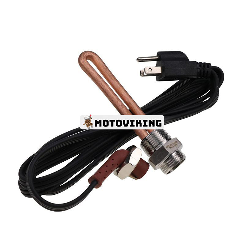 120V 1000W 3/4"NPT Motorblockvärmare 1214R 30307 LR93521 3500043 för Ford Caterpillar Hino Mack Mercury Nissan Lincoln International Detroit