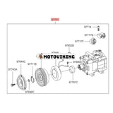 A/C-kompressor 97701-26010 58187 HS18 för 2001-2004 Hyundai Santa Fe 2,4L