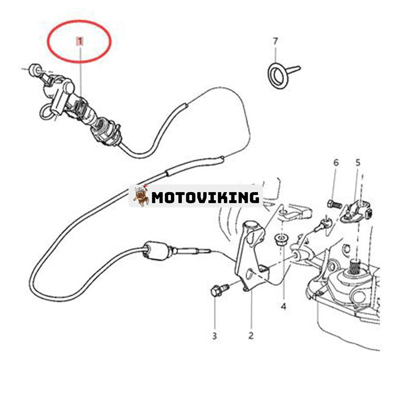 Automatisk växellåda 46RE 47RE 48RE Skiftkontrollkabel 52107846AJ för Dodge Ram 1500 2500 3500