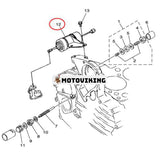 Bränslestoppsmagnet YF1-68516-00-10 YF1-68516-00-14 för Yamaha Generator EDL13000STE EDL7000SE EDL11000SE EDL11000SD EDL7000SDE