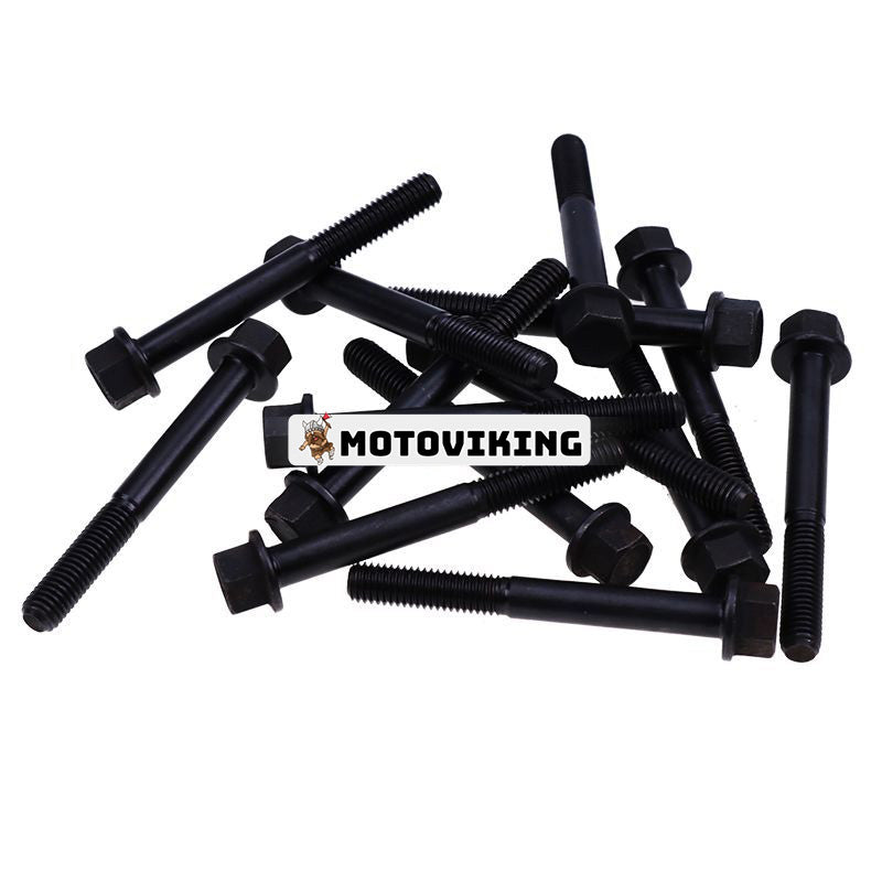 1 set cylinderhuvudsbultar för Kubota Engine D722 D782 D902 V1305 V1500 V1702 V1902 V2607 V3300 V3307 V3600 V3800