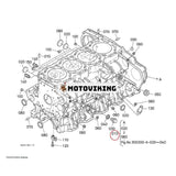 Blott cylinderblock 1G410-01027 1G410-01024 för Kubota Engine V6108