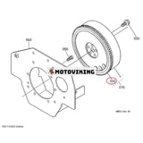 Ringsvänghjulsväxel 16871-63820 för Kubota Engine D902 Grävmaskin KX018-4 KX41-3 U17