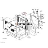 Kylare 6C070-58522 för Kubota Tractor B2710 B2410 Frontklippare F2260 F2560 F2560E