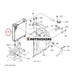 Kylare Assy RD401-42304 för Kubota grävmaskin U-45