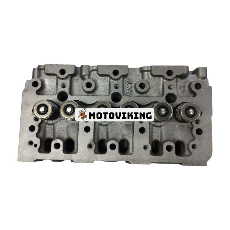 Motor 3D84E-3 komplett cylinderhuvud med ventiler för Komatsu grävmaskin PC35R-8 PC30MR-2 PC30MR-2-A PC30MR-2-B PC30MR-2-C PC30MR-2-D SK510-5