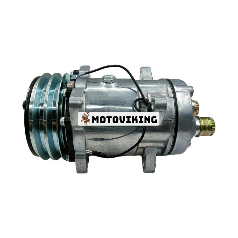 12V 2PK 132mm SD7H15 A/C Kompressor 4617 9705764 för New Holland Tractor 9030V 9384 9884 9484 9280 9684 9880