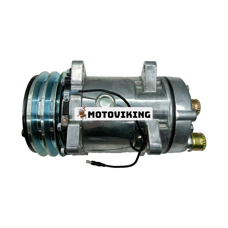 12V 2PK 132mm SD7H15 A/C Kompressor 4617 9705764 för New Holland Tractor 9030V 9384 9884 9484 9280 9684 9880