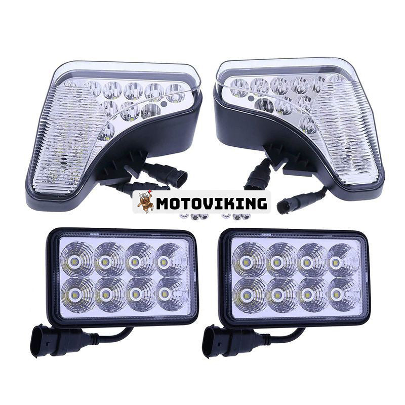 Komplett LED-ljussats 7251341 7251340 9829523 för Bobcat-lastare A770 S450 S510 S530 S550 S570 S740 S750 T450 T550 T590 T630 T650 T770 T870