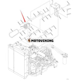 A/C-kompressor 4A1-979-2260 för Komatsu bandfällande fällfällare XT430-5 XT445L-5 XT465L-5