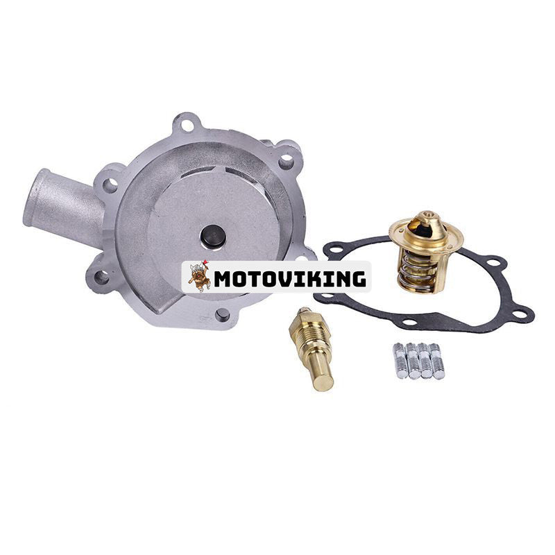 Vattenpump med packning 223-0296 223-0297 & termostat 223-0300 & sensor 223-0309 för Mitsubishi Engine L3E Caterpillar CAT grävmaskin 301.6C 301.8C