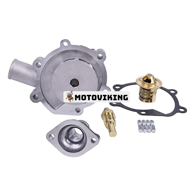 Vattenpump med packning 223-0296 223-0297 & termostat 223-0300 & sensor 223-0309 & kåpa 223-0301 för Mitsubishi Engine L3E Caterpillar CAT grävmaskin 301.6C 301.8C