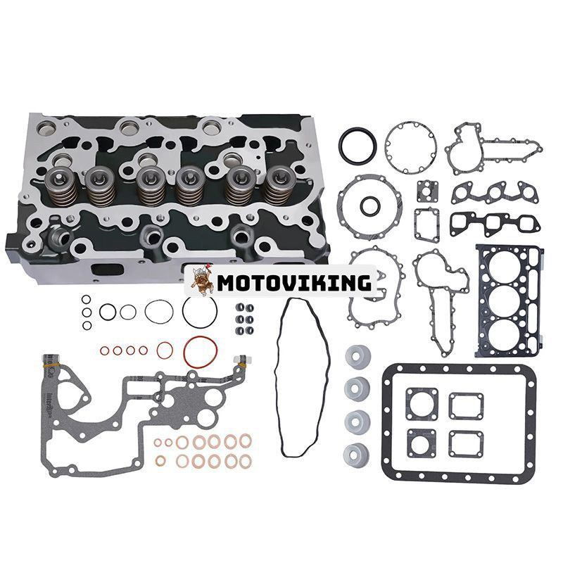 D1703 D1703-M-E3B-BC-1 D1703-M-E3B D1703-E2B Komplett cylinderhuvud med full packningssats 6698627 för Kubota Engine Bobcat Grävmaskin 325 328 329