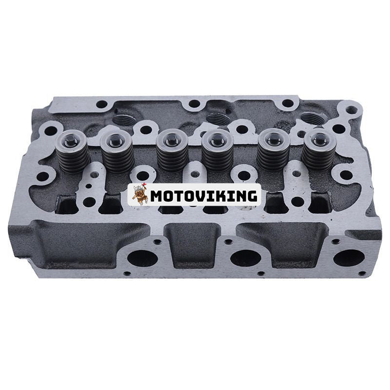 Cylinderhuvud med packningssats 6688058 7016963 för Kubota Engine D722 Bobcat grävmaskin 418 320 319 322 323 321 E10 E08 E16 E14 Lastare 463 453 MT52 MT50