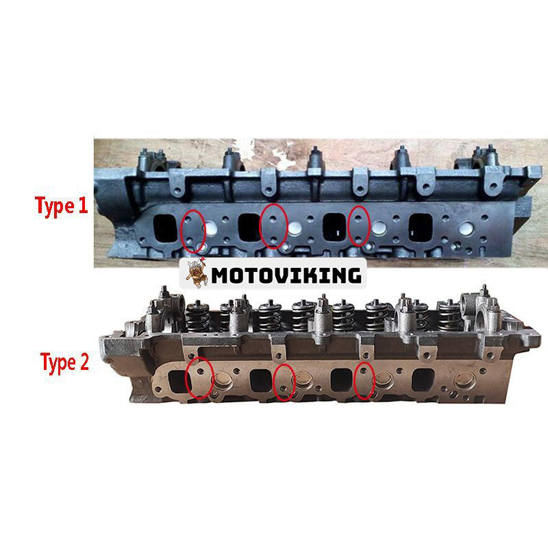 Motor 4HE1 4HE1-T 4HE1T 4HE1-TC översynspackningssats & cylinderhuvud med ventiler & 4 st glödstift för 99-04 Chevrolet GMC W3500 W4500 W5500 Isuzu NPR NQR lastbil