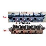 Motor 4HE1 4HE1-T 4HE1T 4HE1-TC översynspackningssats & cylinderhuvud med ventiler & 4 st glödstift för 99-04 Chevrolet GMC W3500 W4500 W5500 Isuzu NPR NQR lastbil