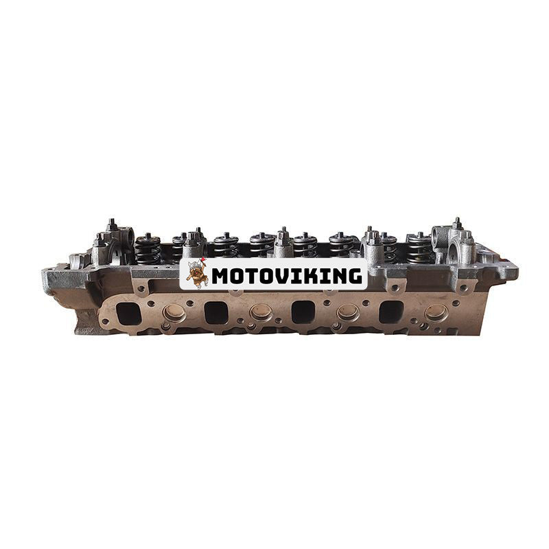 Motor 4HE1 4HE1-T 4HE1T 4HE1-TC översynspackningssats & cylinderhuvud med ventiler & 4 st glödstift för 99-04 Chevrolet GMC W3500 W4500 W5500 Isuzu NPR NQR lastbil